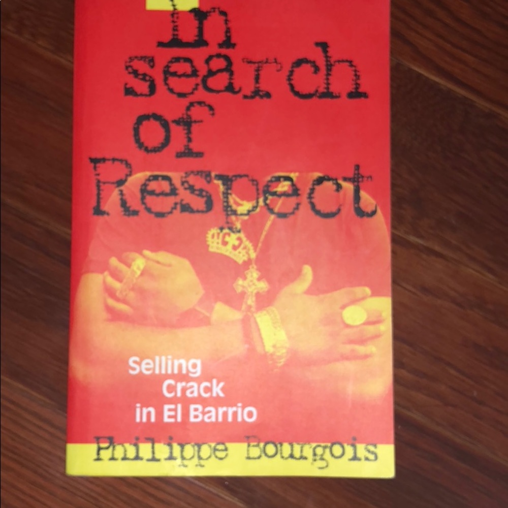 In search of respect book by Philippe bourgois